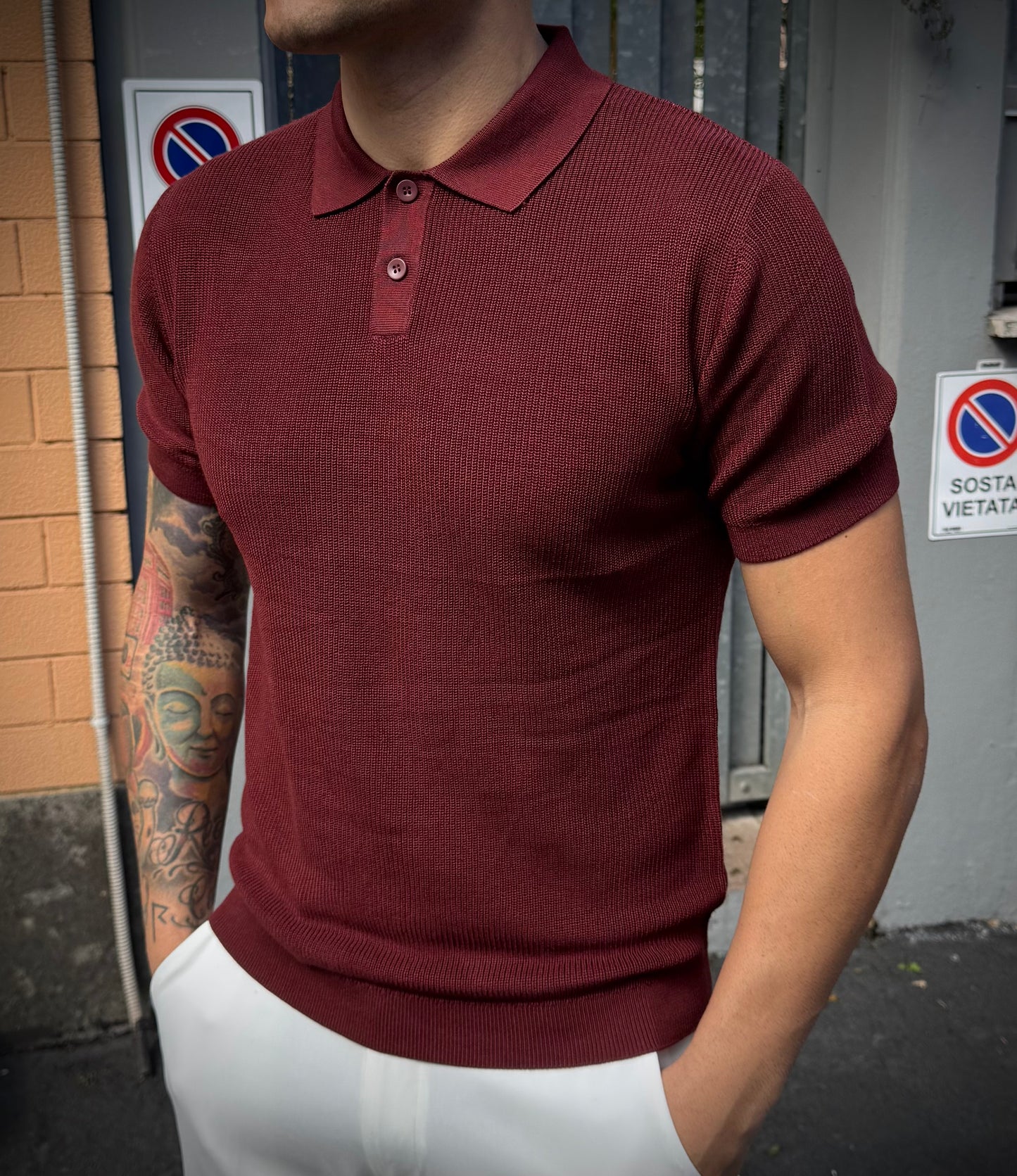 POLO LAVY BORDEAUX