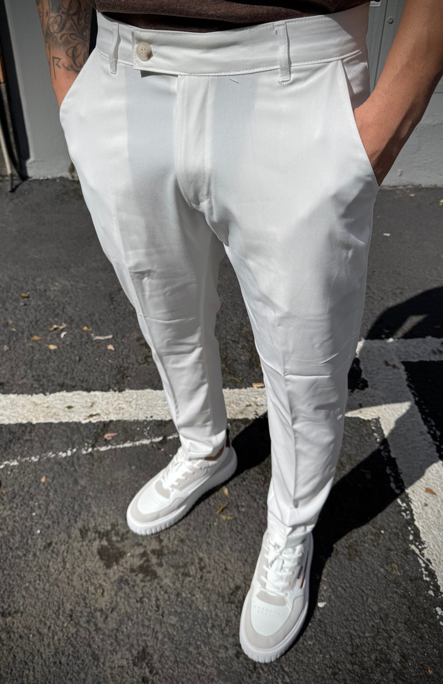 PANTALONE DOUBLE-B BIANCO