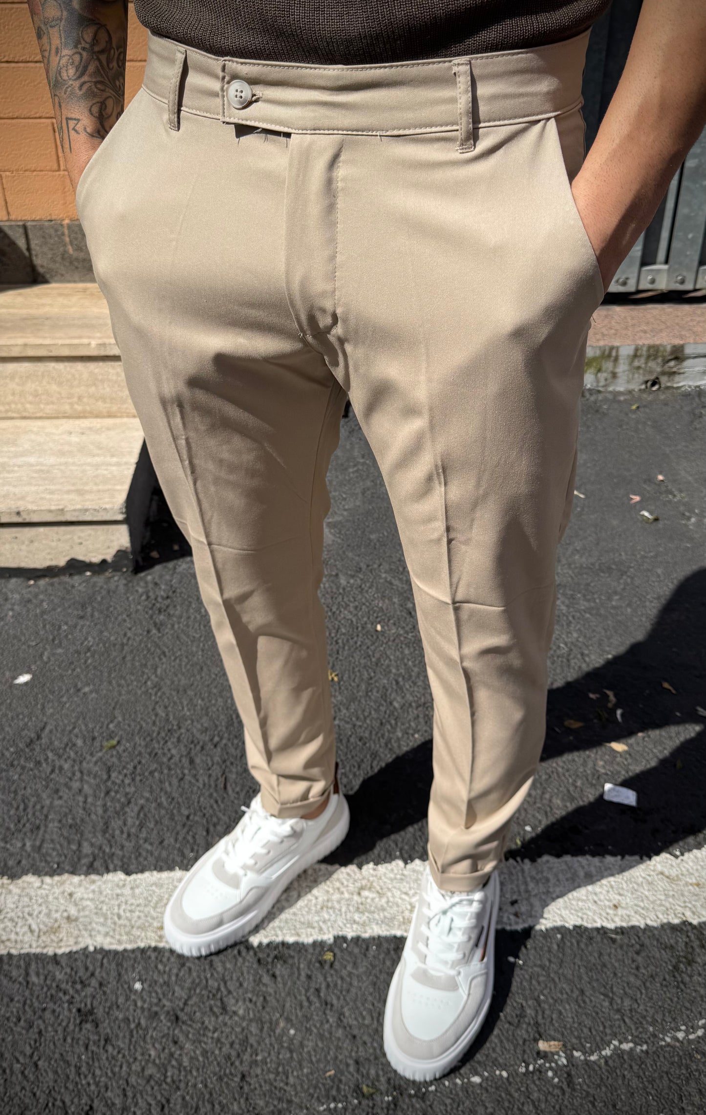 PANTALONE DOUBLE-B BEIGE