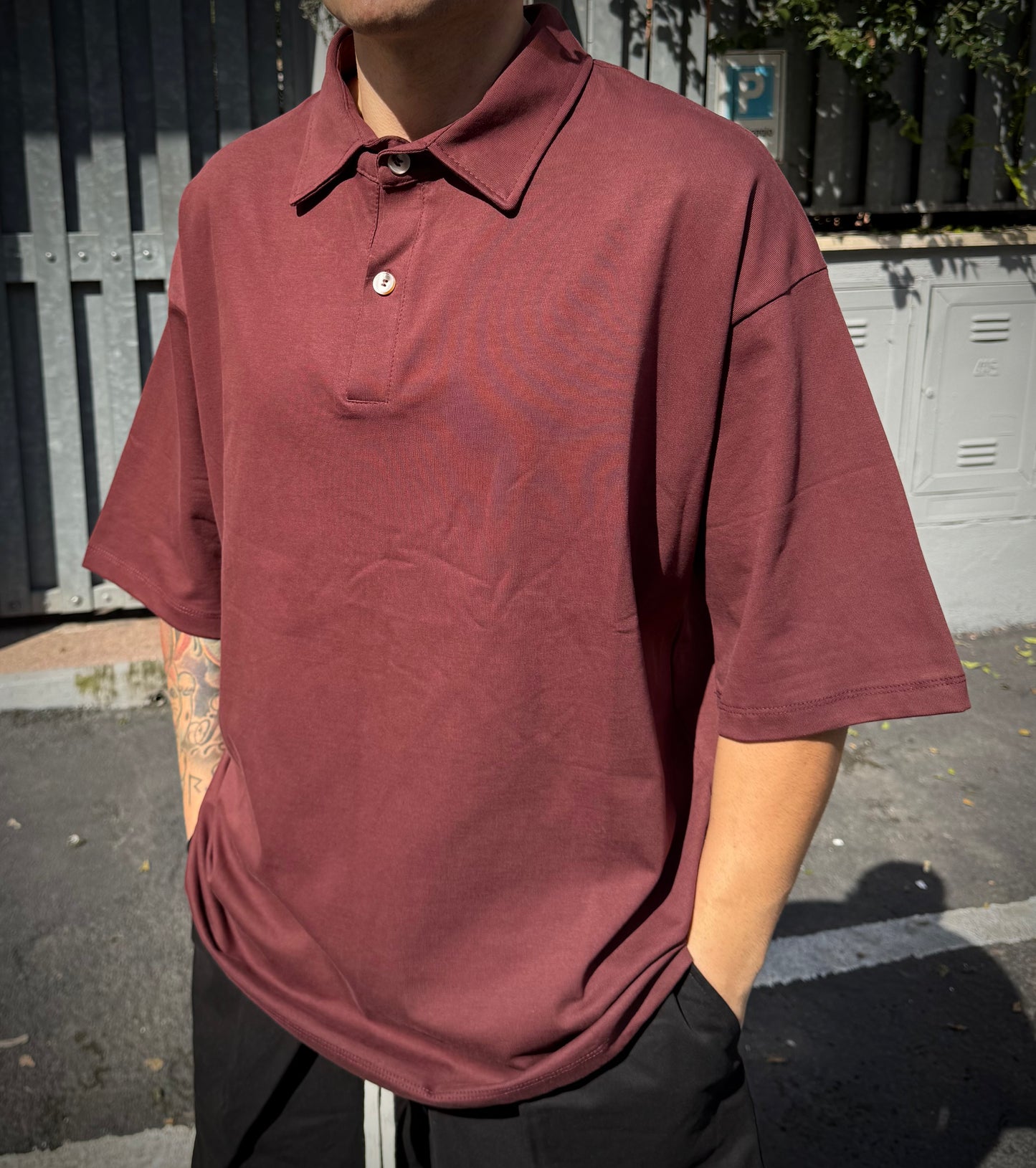 POLO PREMIUM BORDEAUX