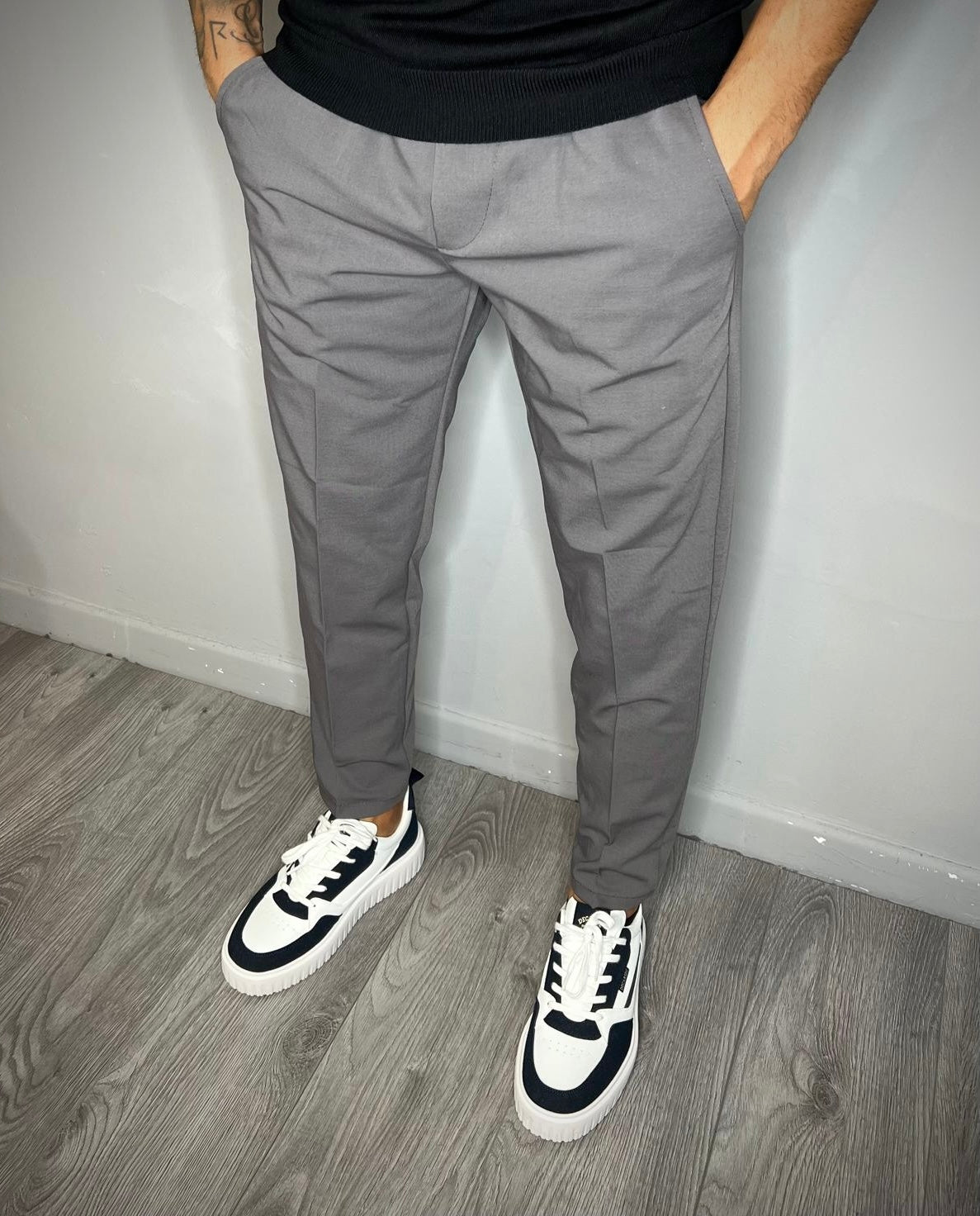 PANTALONE ELEGANT PIOMBO