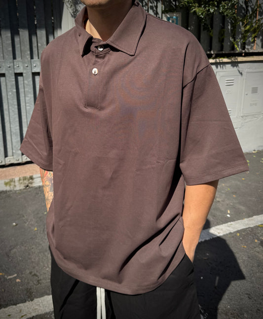 POLO PREMIUM MARRONE