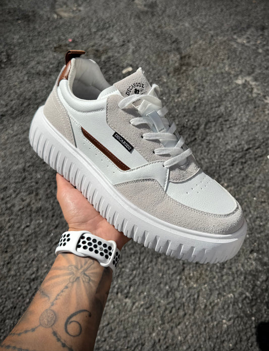 SNEAKERS PLATFORM GRIGIA