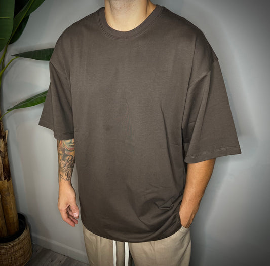 T-SHIRT OVER CIOCCOLATO