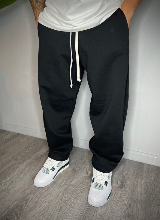 PANTALONE TUTA OVER NERO