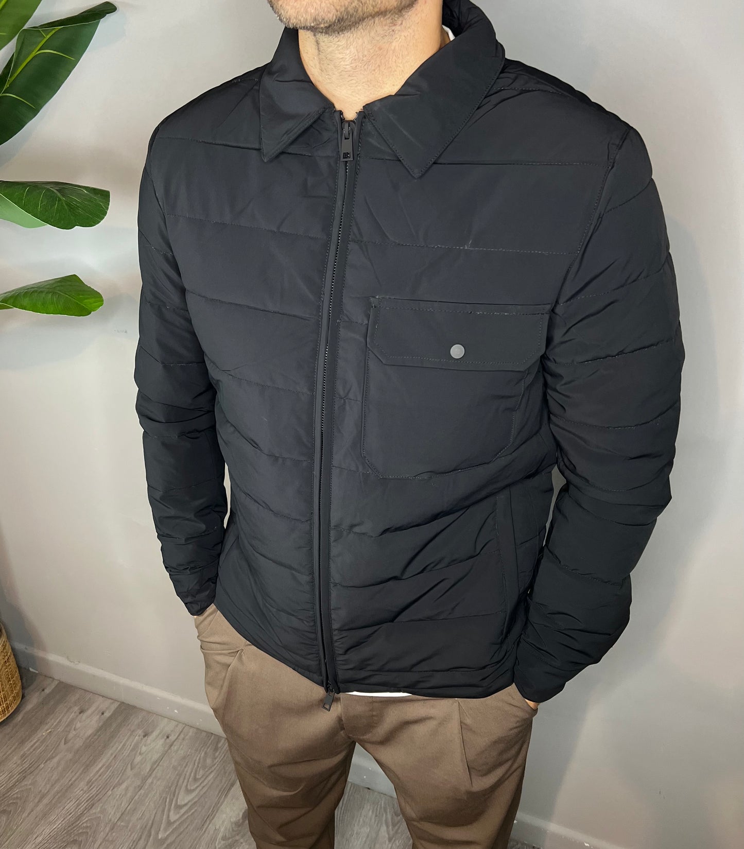 PIUMINO NERO ELEGANT